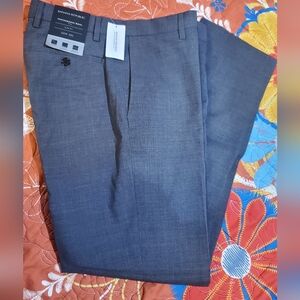 Banana Republic Charcoal Slim Fit Wool Trousers
